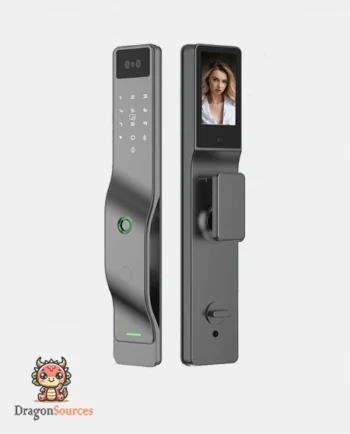 Full-Automatic Smart Lock Biometric Finger 3D Facial 200w Camera 4.5' Display